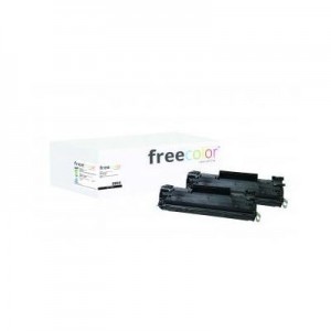 Freecolor toner: HP LaserJet P1505 (36A) Twin Pack, Black - Zwart