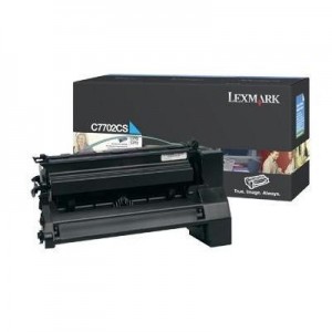 Lexmark toner: C77x, X772e 6K cyaan printcartridge