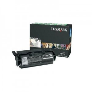 Lexmark toner: X654, X656, X658 36K retourpr. etiketten-printcartr. - Zwart