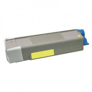 V7 toner: Toner for selected Oki printers - Replacement for OEM cartridge part number 43872305-XXL - Geel