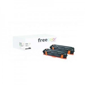 Freecolor toner: HP Color LaserJet CP1215/CP1515 (125A) Twin Pack, Black - Zwart