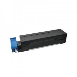 V7 toner: Toner for selected Oki printers - Replacement for OEM cartridge part number 44574802 - Zwart