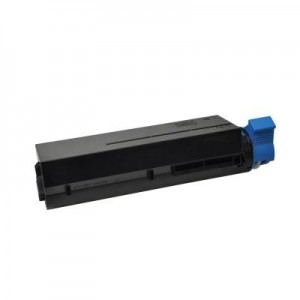 V7 toner: Toner for selected Oki printers - Replacement for OEM cartridge part number 45807111 - Zwart