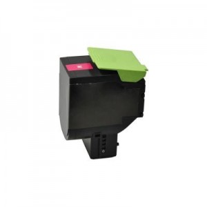 V7 toner: Toner for selected Lexmark printers - Replacement for OEM cartridge part number 80C2HM0 - Magenta