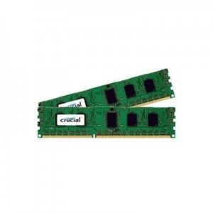 Crucial RAM-geheugen: 8GB (4GBx2), DDR3 1600 MHz, 240pin, CL11 - Zwart, Groen