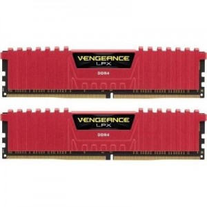 Corsair RAM-geheugen: Vengeance LPX DDR4 3200MHz 16GB - Rood