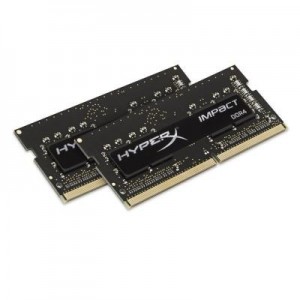 HyperX RAM-geheugen: Impact 16GB DDR4 2400MHz Kit - Zwart