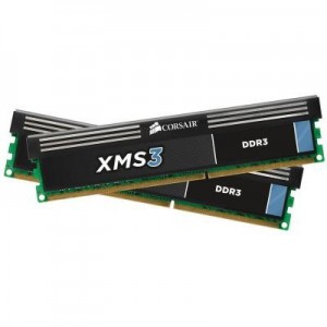 Corsair RAM-geheugen: 16GB (2x8GB) DDR3 1600MHz DIMM PC3-12800 CL11