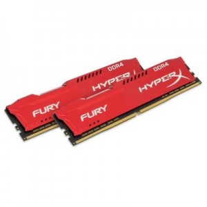 HyperX RAM-geheugen: FURY Red 32GB DDR4 2666MHz Kit - Rood