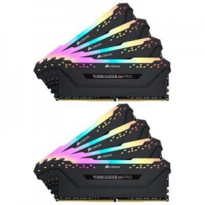 Corsair RAM-geheugen: Vengeance 64GB (8 x 8GB) DDR4 DRAM 3000MHz C15 Memory Kit, Black - Zwart