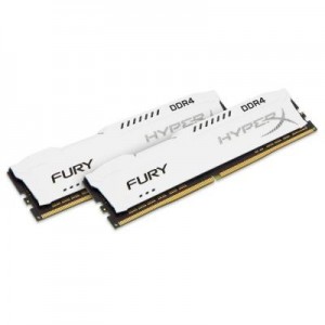 HyperX RAM-geheugen: FURY White 16GB DDR4 2400MHz Kit - Wit