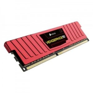 Corsair RAM-geheugen: Vengeance 16GB (2x8GB) DDR3 1600MHz DIMM - Rood