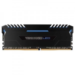 Corsair RAM-geheugen: Vengeance 32GB, 4 x 8GB DDR4 DRAM, 3200MHz, LED, 288 pin DIMM, 1.35V - Zwart