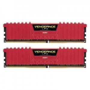 Corsair RAM-geheugen: Vengeance LPX 16GB DDR4-2400 - Rood