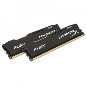 HyperX RAM-geheugen: FURY Memory Low Voltage 8GB DDR3L 1866MHz Kit - Zwart