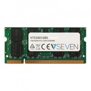 V7 RAM-geheugen: 1GB DDR2 PC2-5300 667Mhz SO DIMM Notebook Memory Module -53001GBS - Groen