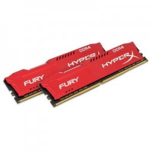 HyperX RAM-geheugen: FURY Red 16GB DDR4 3400 MHz Kit - Rood