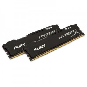 HyperX RAM-geheugen: FURY Memory Black 32GB DDR4 2133MHz Kit - Zwart