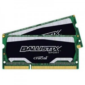 Crucial RAM-geheugen: 8GB (2x4GB) Ballistix Sport DDR3-1600