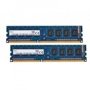 Hynix RAM-geheugen: 4GB, DDR3L, SDRAM, DIMM, 1600MHz, ECC, Unbuffered, 1.35V - Blauw