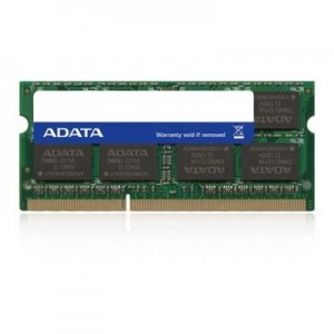 ADATA RAM-geheugen: 4GB, DDR3L, 1600MHz, SO-DIMM - Groen