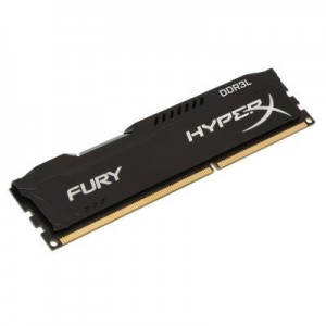 HyperX RAM-geheugen: FURY Memory Low Voltage 8GB DDR3L 1600MHz Module - Zwart