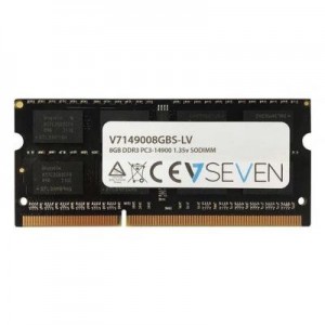 V7 RAM-geheugen: 8GB DDR3 PC3-14900 - 1866mhz SO DIMM Notebook Memory Module -149008GBS-LV - Zwart