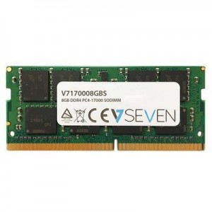 V7 RAM-geheugen: 8GB DDR4 PC4-17000 - 2133Mhz SO DIMM Notebook Memory Module -170008GBS - Groen