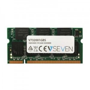 V7 RAM-geheugen: 1GB DDR1 PC3200 - 400mhz SO DIMM Notebook Memory Module -32001GBS - Groen
