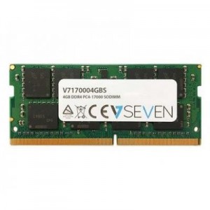 V7 RAM-geheugen: 4GB DDR4 PC4-17000 - 2133Mhz SO DIMM Notebook Memory Module -170004GBS - Groen