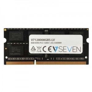 V7 RAM-geheugen: 8GB DDR3 PC3-12800 - 1600mhz SO DIMM Notebook Memory Module -128008GBS-LV - Zwart