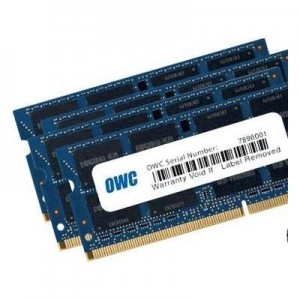 OWC RAM-geheugen: 32GB, DDR3, 1867 MHz, 4 x 8GB, SO DIMM, PC3-14900 - Blauw