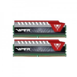 Patriot Memory RAM-geheugen: Viper Elite Series DDR4 8GB 2800MHz - Zwart, Rood