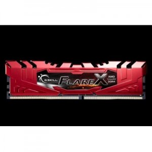 G.Skill RAM-geheugen: Flare X (for AMD), 32GB, DDR4, 2400MHz, 1.20v - Rood