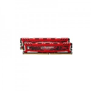 Crucial RAM-geheugen: Ballistix Sport LT 16GB (2 x 8GB) DDR4-2400 - Rood