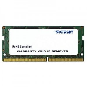 Patriot Memory RAM-geheugen: 4GB, 2133 MHz, CL15, SO-DIMM, 1.2V, Non-ECC, Unbuffered - Groen