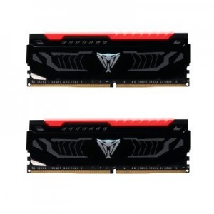 Patriot Memory RAM-geheugen: Viper Red LED - Zwart, Wit