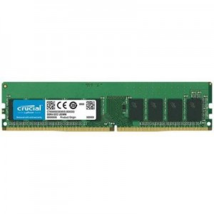 Crucial RAM-geheugen: 16GB, DDR4, 2666MT/s, CL19 DR x8, ECC, Unbuffered, DIMM 288pin Module