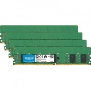 Crucial RAM-geheugen: 16GB (4 x 4GB) DDR4-2666 RDIMM - Groen