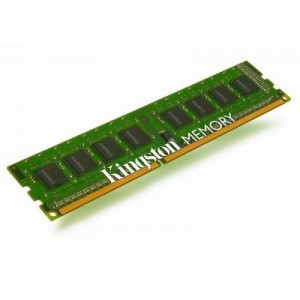 Kingston Technology RAM-geheugen: 4GB, 1333MHz, DDR3, ECC, Reg w/Parity CL9, DIMM Dual Rank, x4 w/Therm Sen