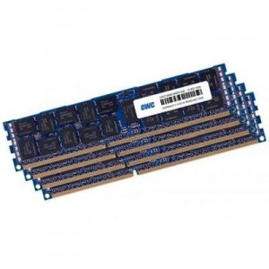 OWC RAM-geheugen: 4x 16GB, PC3-14900, DDR3, ECC, Registered, 1866MHz - Blauw