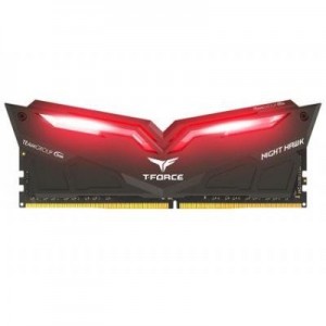 Team Group RAM-geheugen: Night Hawk DDR4-3000 16GB - Zwart, Rood