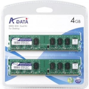 ADATA RAM-geheugen: 4GB Kit DDR2 800MHz CL6