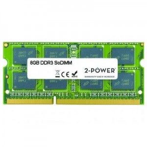 2-Power RAM-geheugen: 8GB MultiSpeed 1066/1333/1600 MHz SODIMM Memory - replaces 693374-001