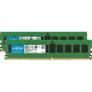 Crucial RAM-geheugen: 16GB (2 x 8GB) DDR4-2666 RDIMM - Groen