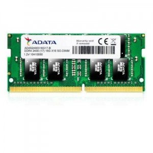 ADATA RAM-geheugen: 16GB, 1024MX8, DDR4, SO-DIMM, 2400MHz