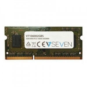 V7 RAM-geheugen: 2GB DDR3 PC3-10600 - 1333mhz SO DIMM Notebook Memory Module -106002GBS