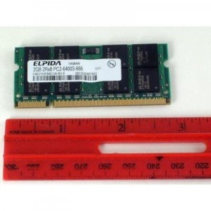 HP RAM-geheugen: 2GB, DDR2-800MHz, 201-pin, PC2-6400, SDRAM Small Outline Dual In-Line Memory Module (SODIMM)