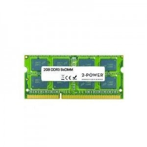 2-Power RAM-geheugen: 2GB DDR3 1333MHz SoDIMM Memory - replaces 2PSPC31333SDPB12G - Groen