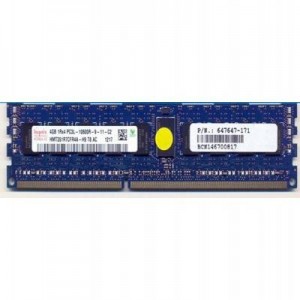 HP RAM-geheugen: 4GB (1x4GB), PC3L-10600R (DDR3-1333), single-rank, registered, CAS-9, low-voltage, Dual In-line Memory .....